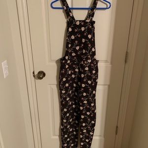 Topshop floral overalls! Lightly used :) size 6.
